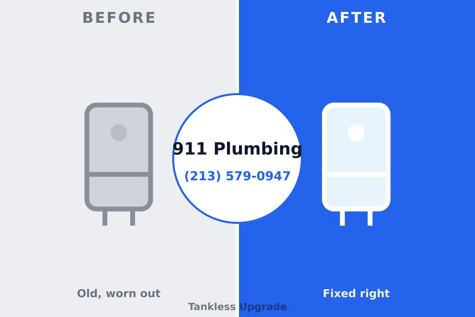 Before and after: plumbing repair Brightwood, VA
